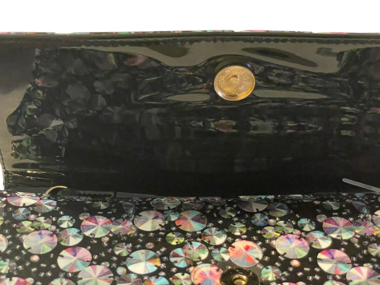 Betsey Johnson Clear Xolyla Double Bow Crossbody Handbag