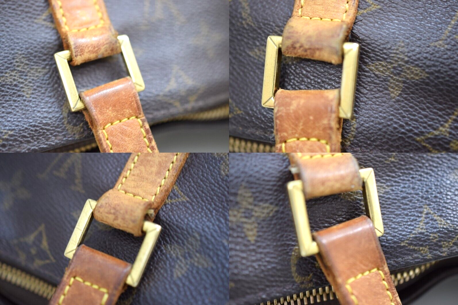 Auth Louis Vuitton Cabas Mezzo Tote Bag Monogram Canvas M51151 LV 51101