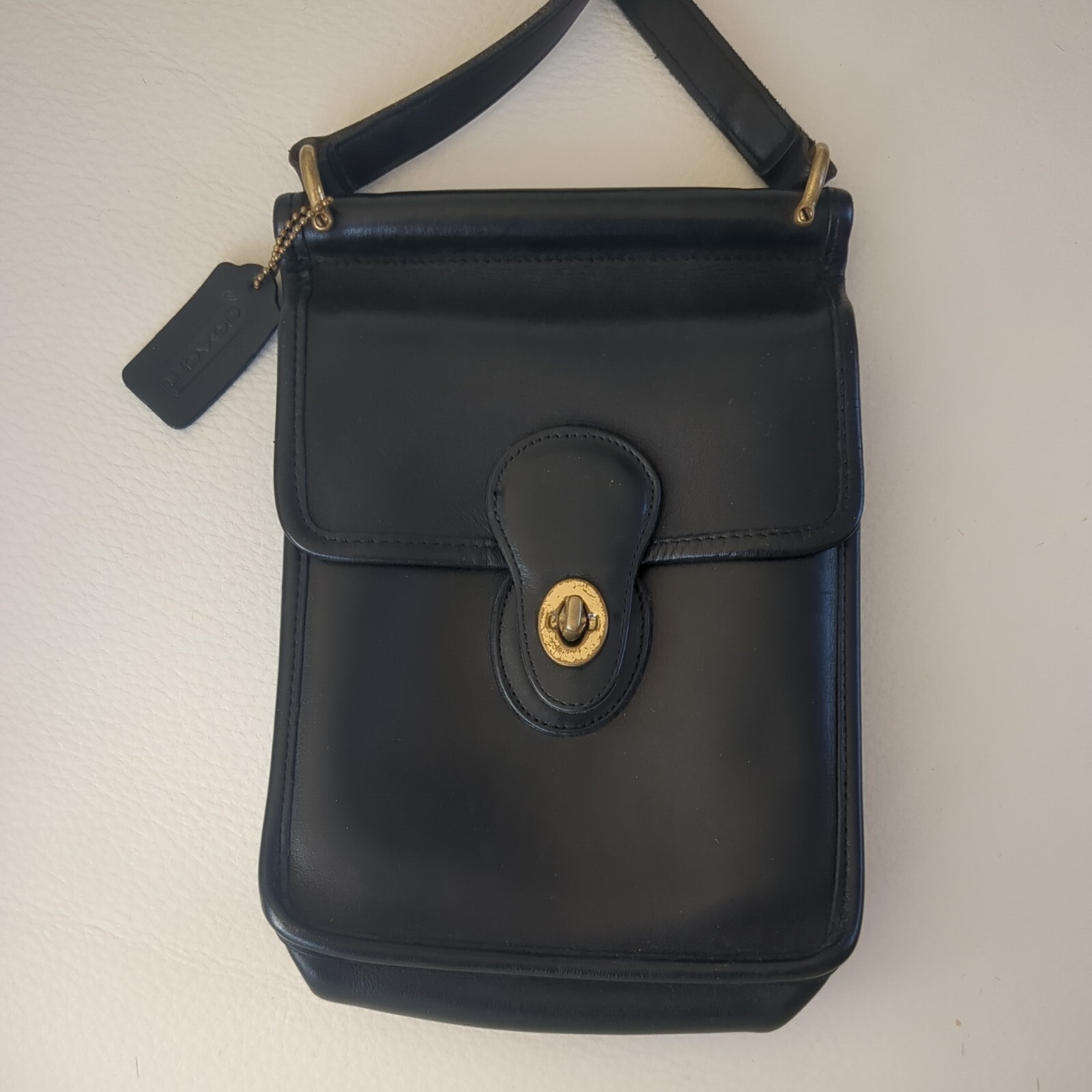 Coach Women’s Black Leather Murphy 9930 Crossbody Bag Purse-see descriptions