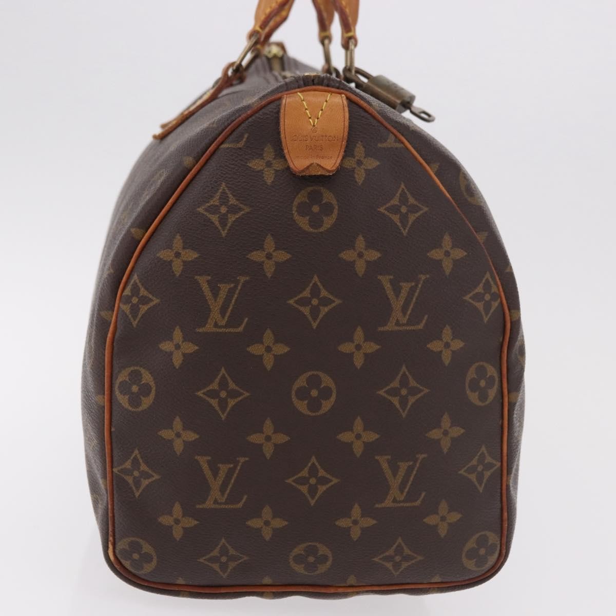LOUIS VUITTON Monogram Speedy 35 Hand Bag M41524 LV Auth 183027A