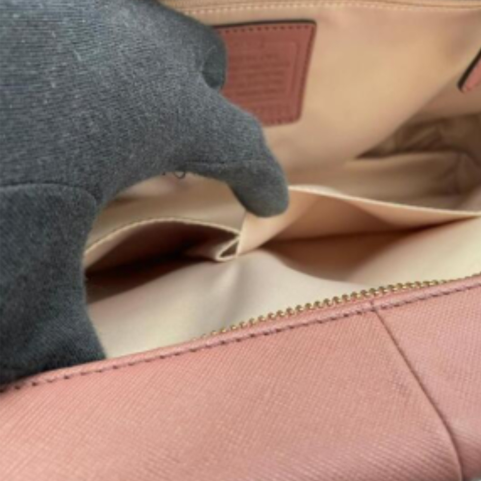 Coach Madison Madeline Satchel Pink Saffiano Leather Convertible Bag 27854