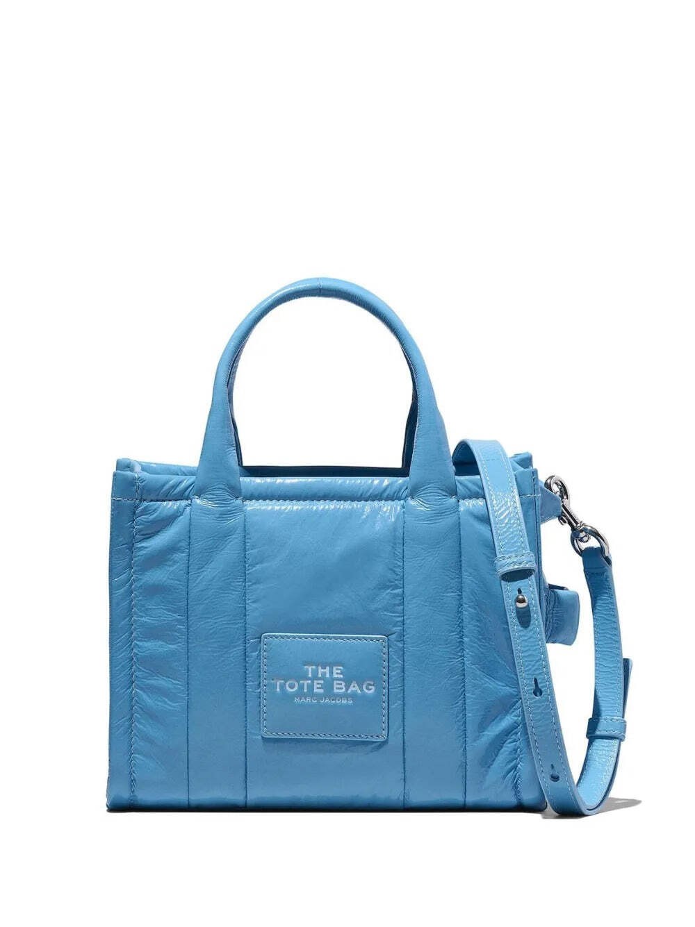 MARC JACOBS – Women Shiny Crinkle Leather Small Tote Bag