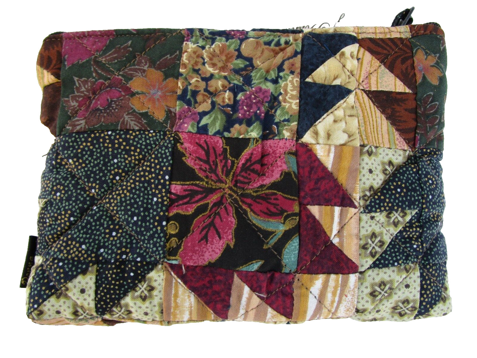 Donna Sharp small colorful zip bag, 4-1/2″ H x 6-1/2″ W, New