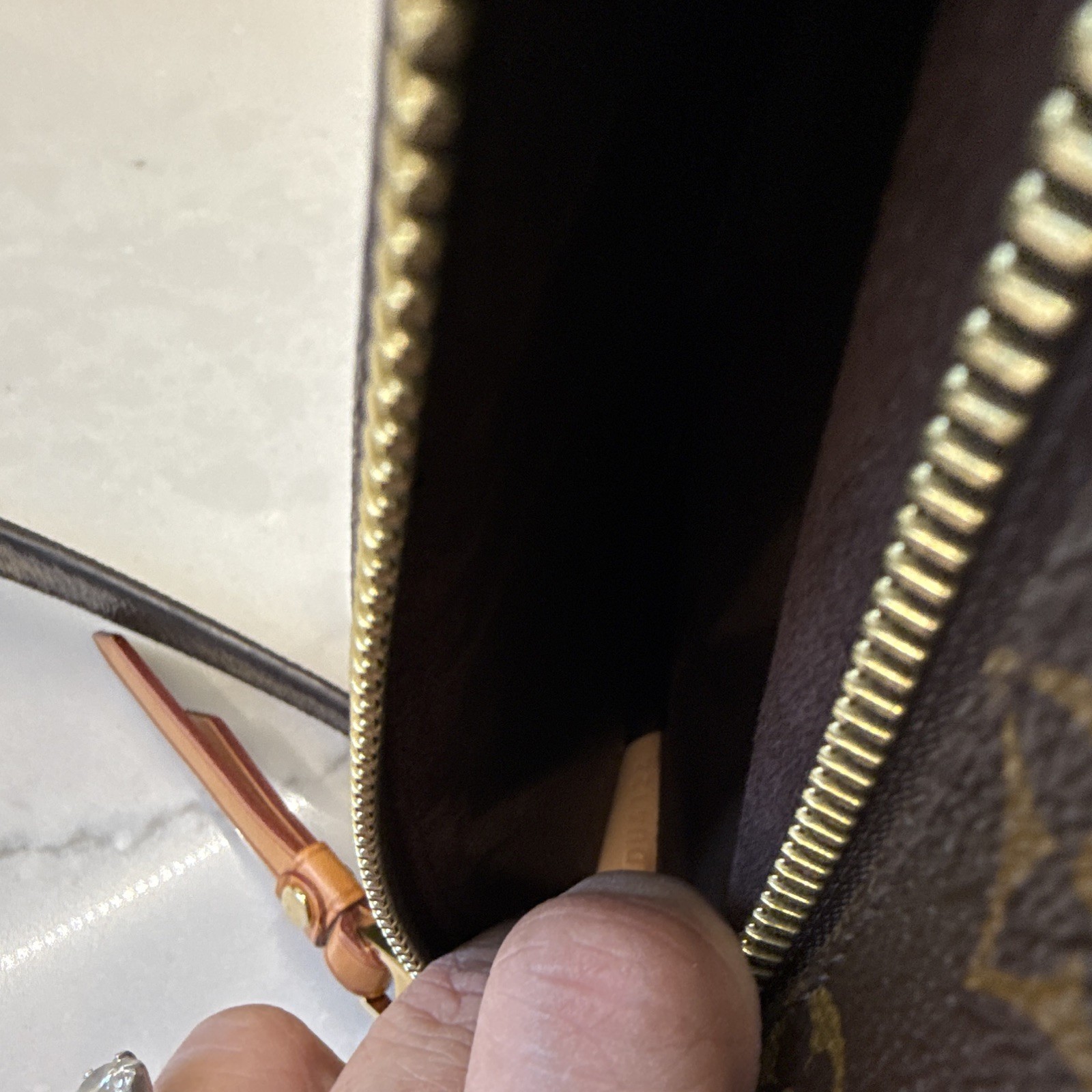 Louis Vuitton Pochette Métis Monogram Brown Top Handle Crossbody, Gold Hardware