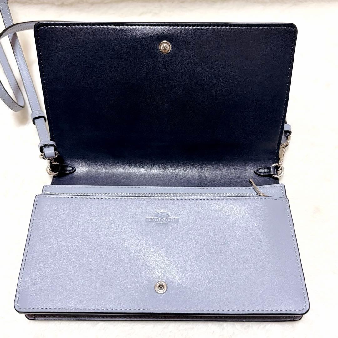 Excellent Condition COACH Crocodile Embossed 2WAY Shoulder Bag