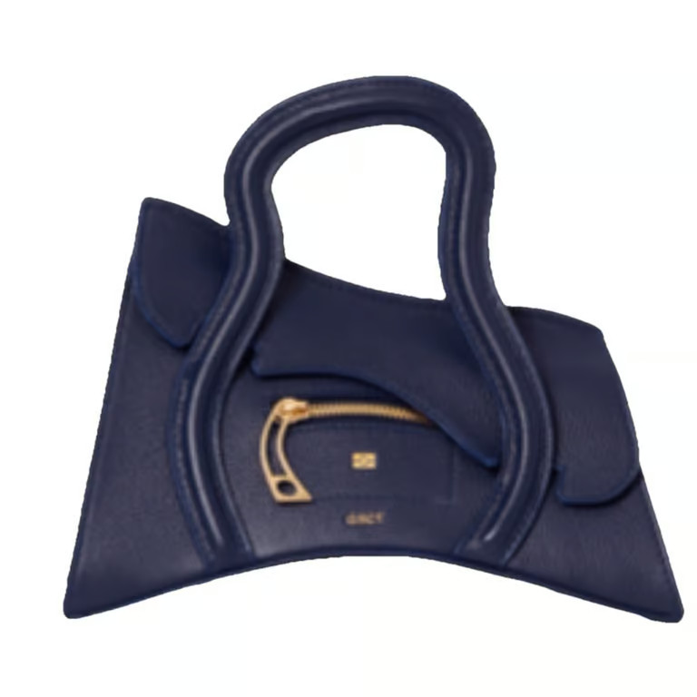 *UNRELEASED!* MSCHF GSCT-Global Supply Chain Telephone JFK Navy Leather Handbag