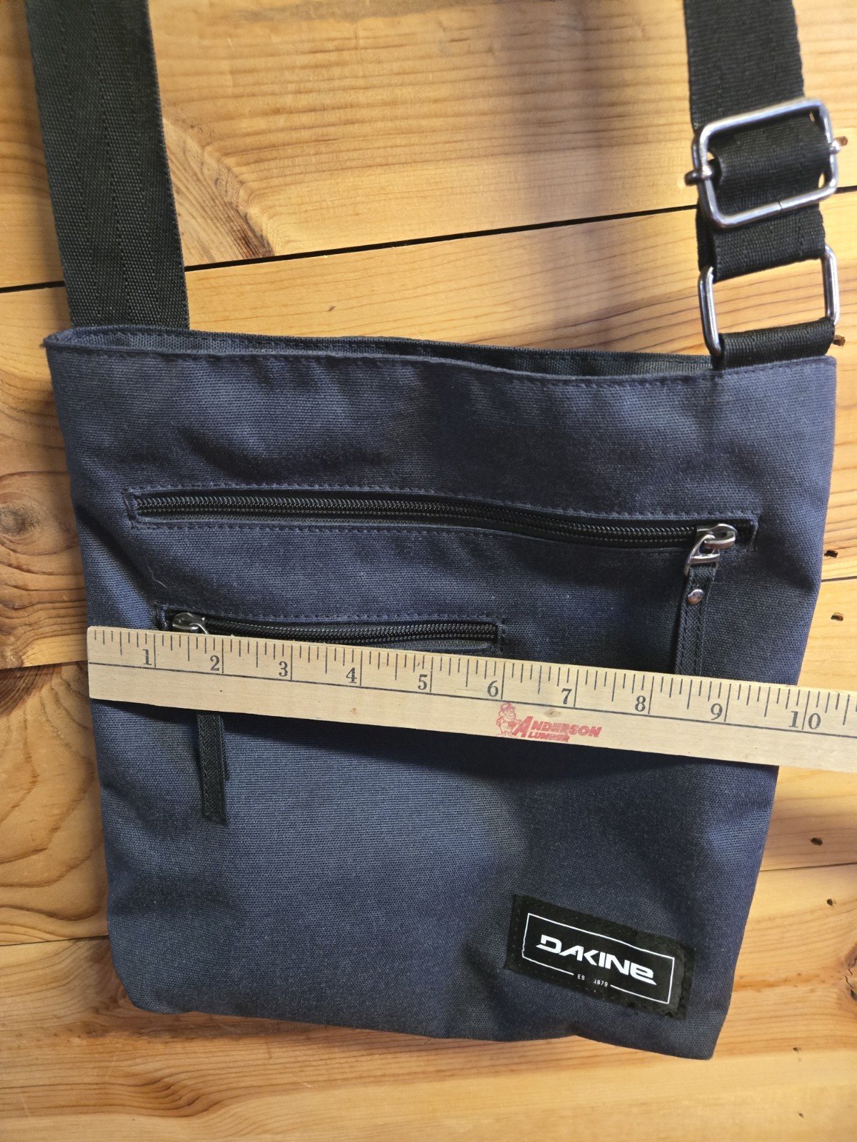 Dakine Jo Jo Crossbody Bag Womens Small Blue Travel Zip Pockets Purse Strap