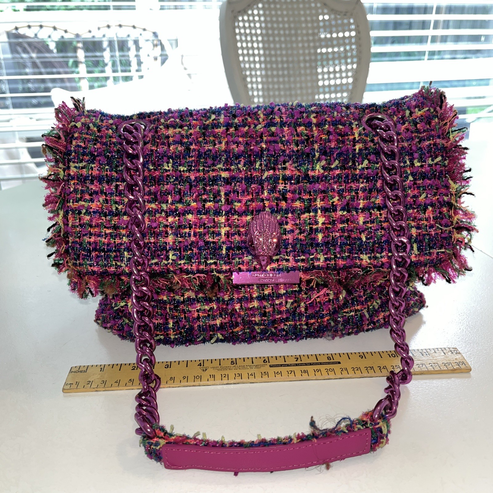KURT GEIGER London Kensington X Tweed Shoulder Bag