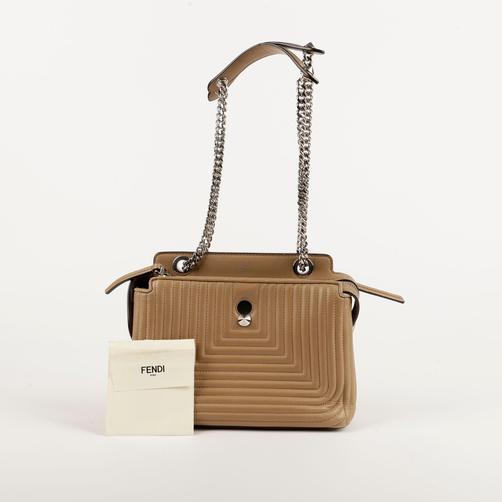 Fendi 8BN299 Dot Com Small Click Tote and Shoulder Bag 93222267 [P]