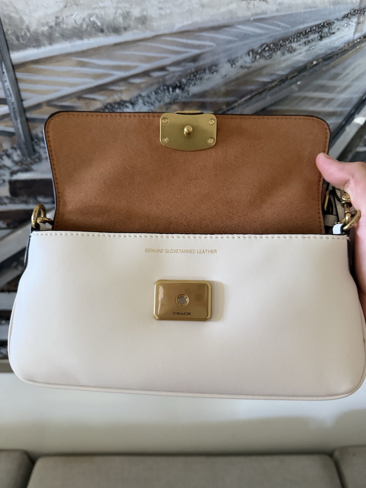 Coach Jet chalk shoulder bag