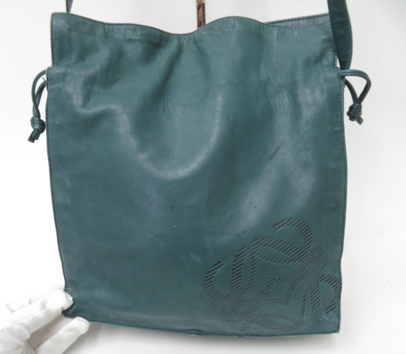 Authentic LOEWE Anagram Flamenco Lambskin Nappa Leather Shoulder Bag #53442