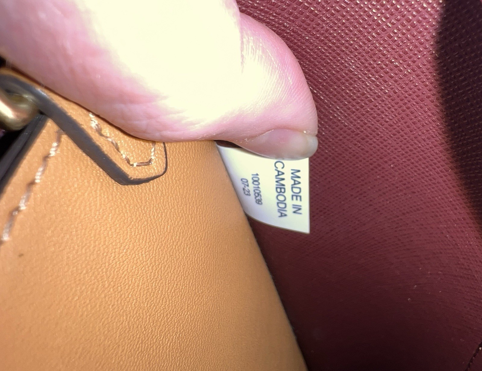 Tory Burch Ivory Pebbled Leather Perry Mini North South Tote Crossbody
