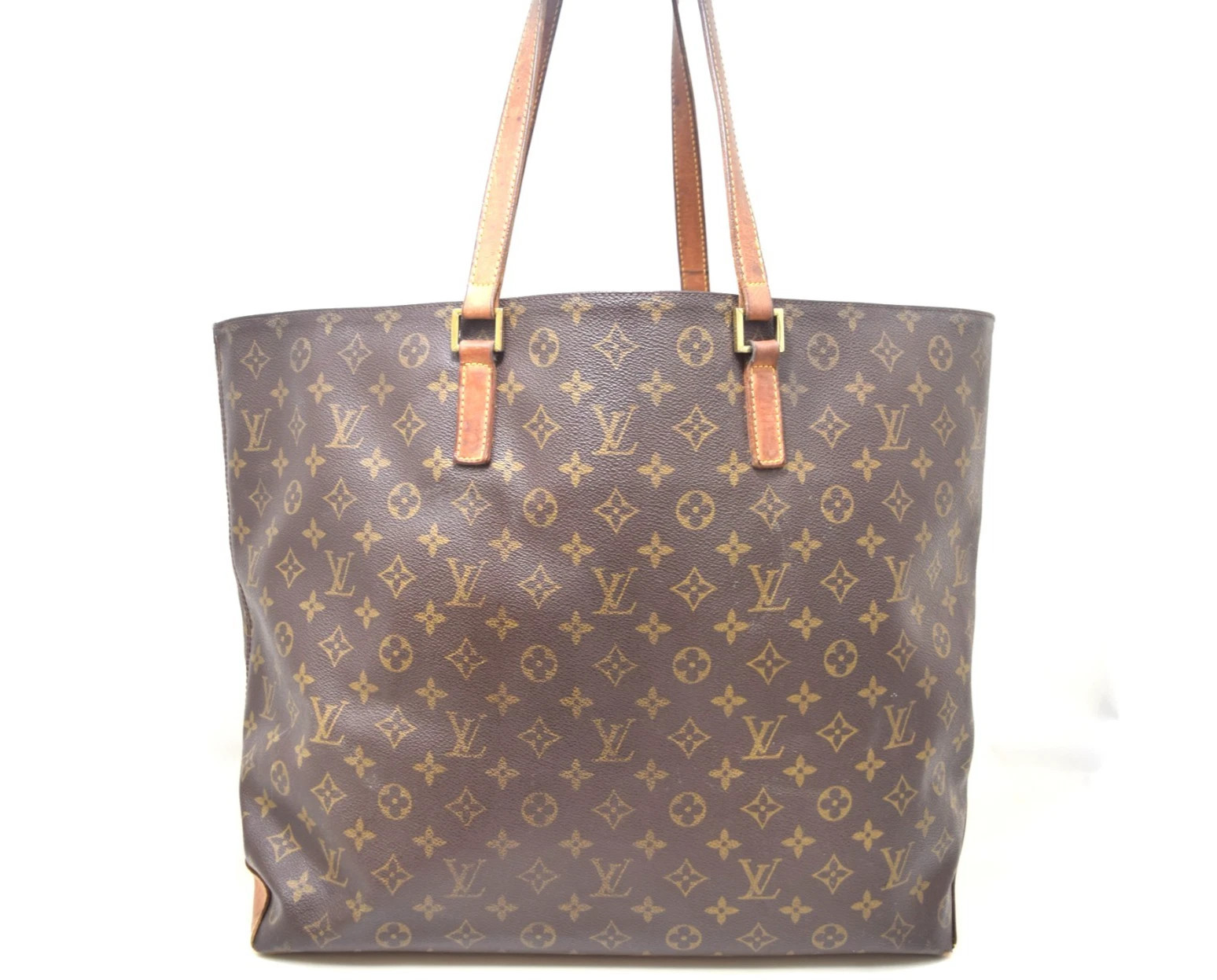 Louis Vuitton M51152 Tote Bag Cabas Alto Monogram Brown Canvas Made In France JP