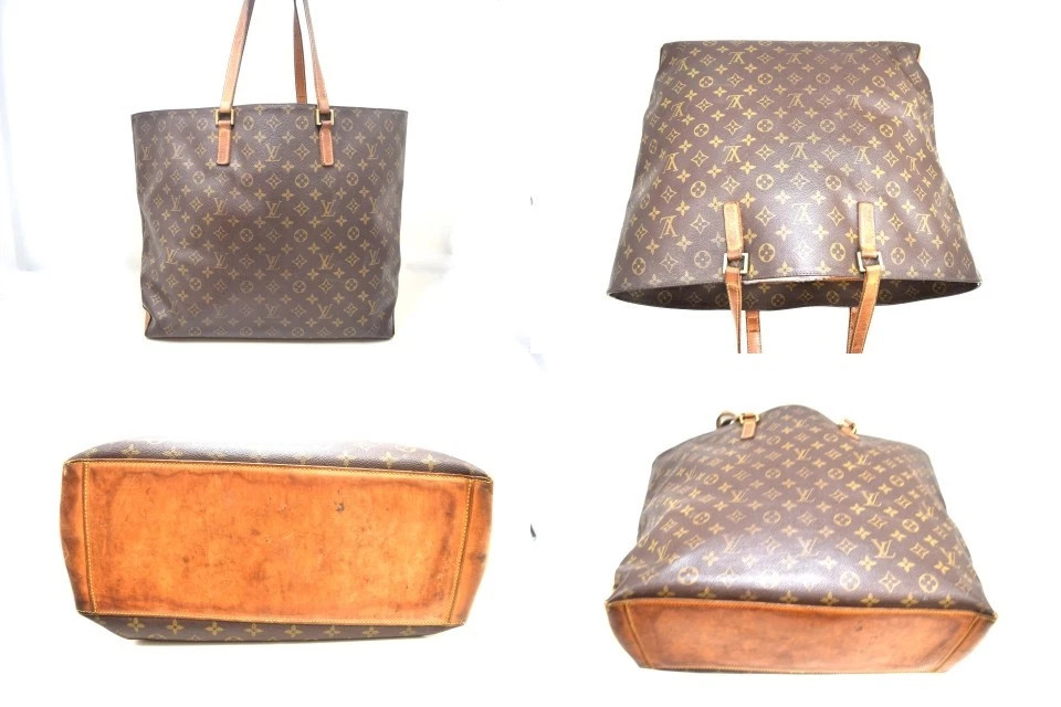 Louis Vuitton M51152 Tote Bag Cabas Alto Monogram Brown Canvas Made In France JP