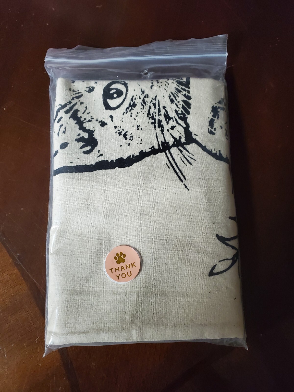 Pet Studio Art Kitten Flower Power Hand Painted Tote Bag NEW