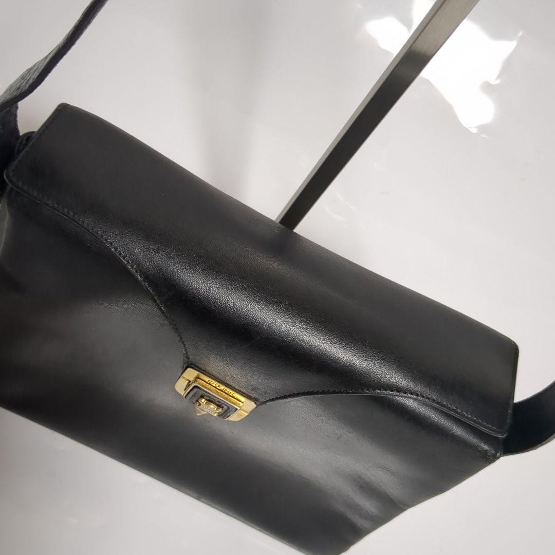 CELINE Pre-Owned Shoulder Bag Triomphe Logo Hardware Leather