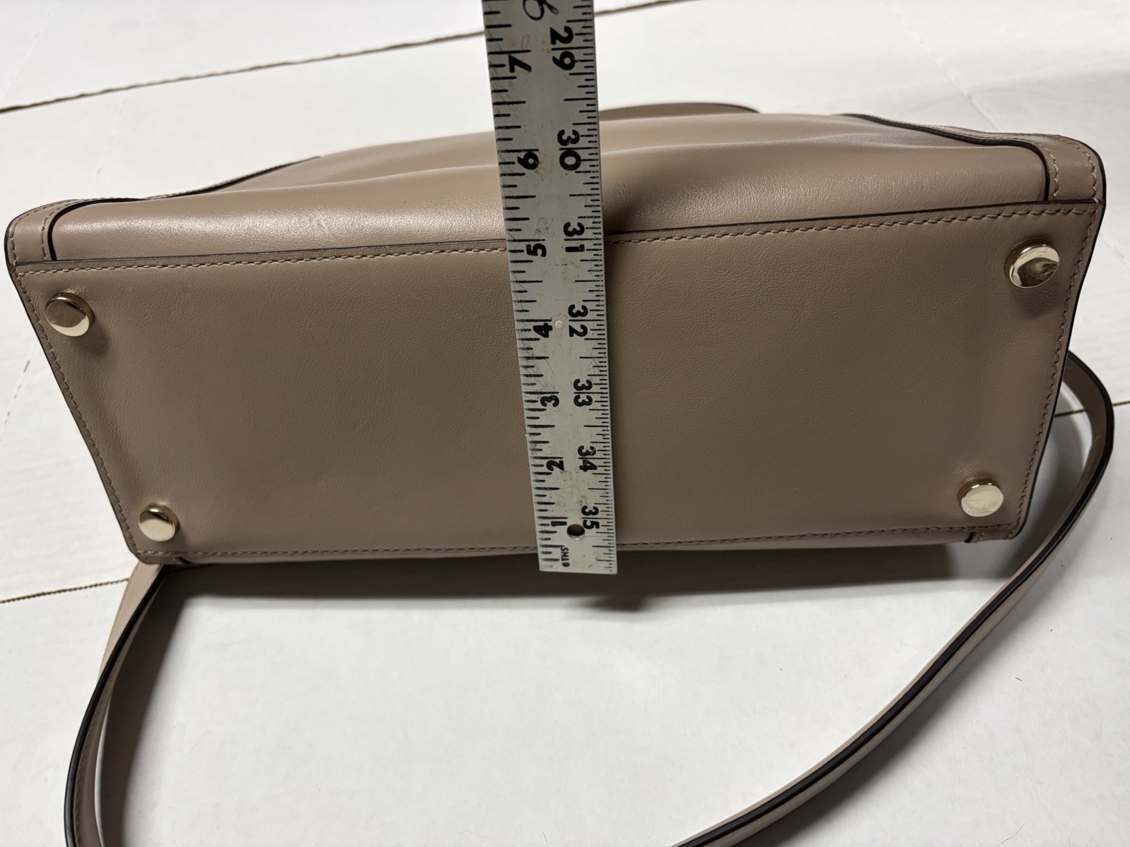Michael Kors Whitney Large Satchel Top Handle Leather Handbag Adjustable Strap