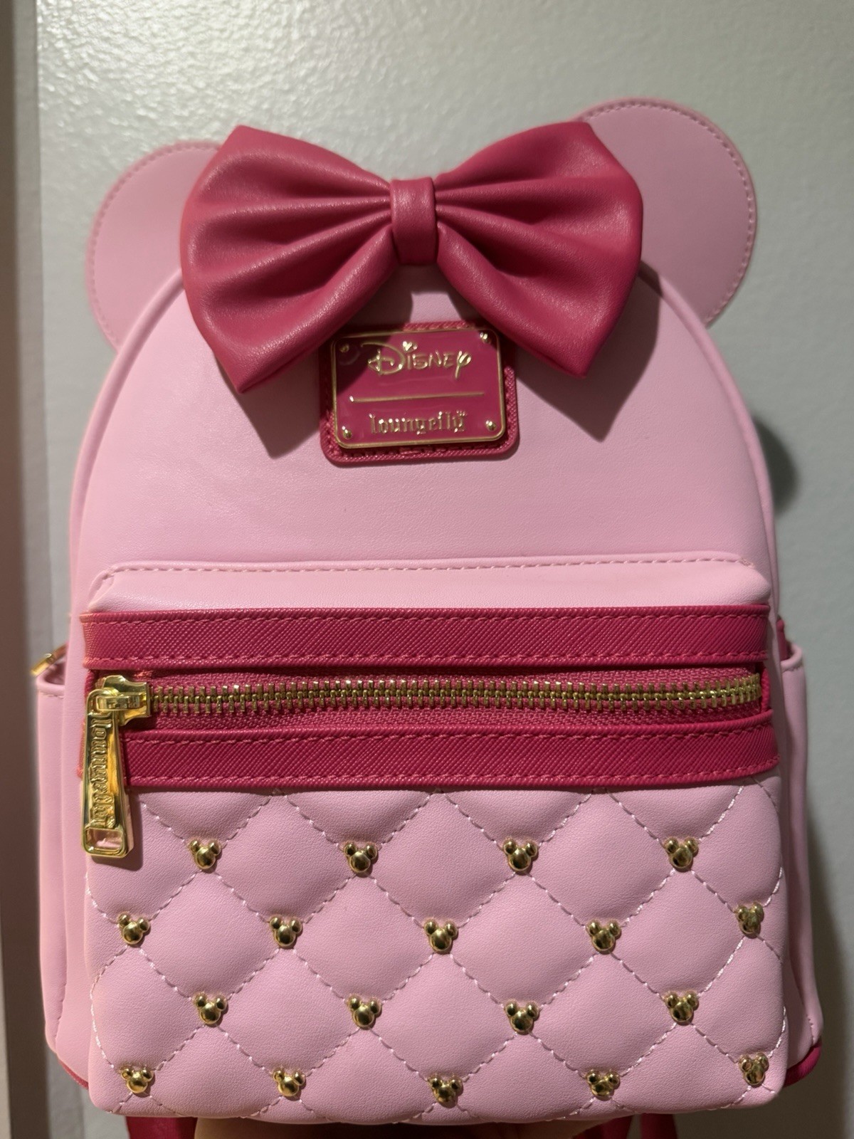 Loungefly Disney Minnie Mouse Classic Series Mini Backpack – Strawberry Macaron