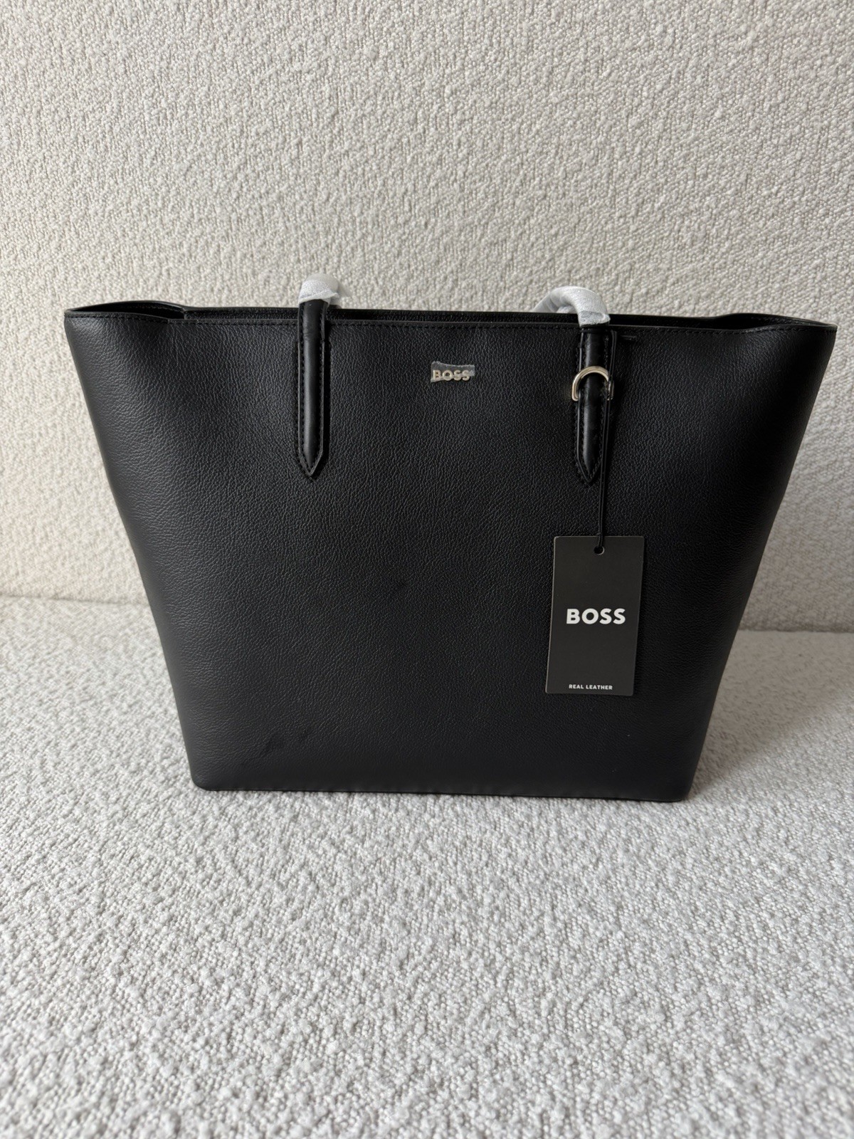 Hugo Boss Alyce Shopper Bag Black 100% Leather