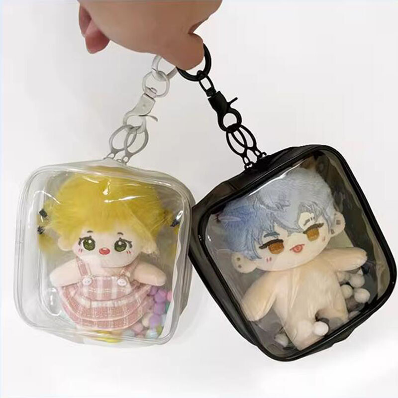 For 10cm Plush Dolls Itabag Transparent Keychains Ita Bag School Bag Pendant