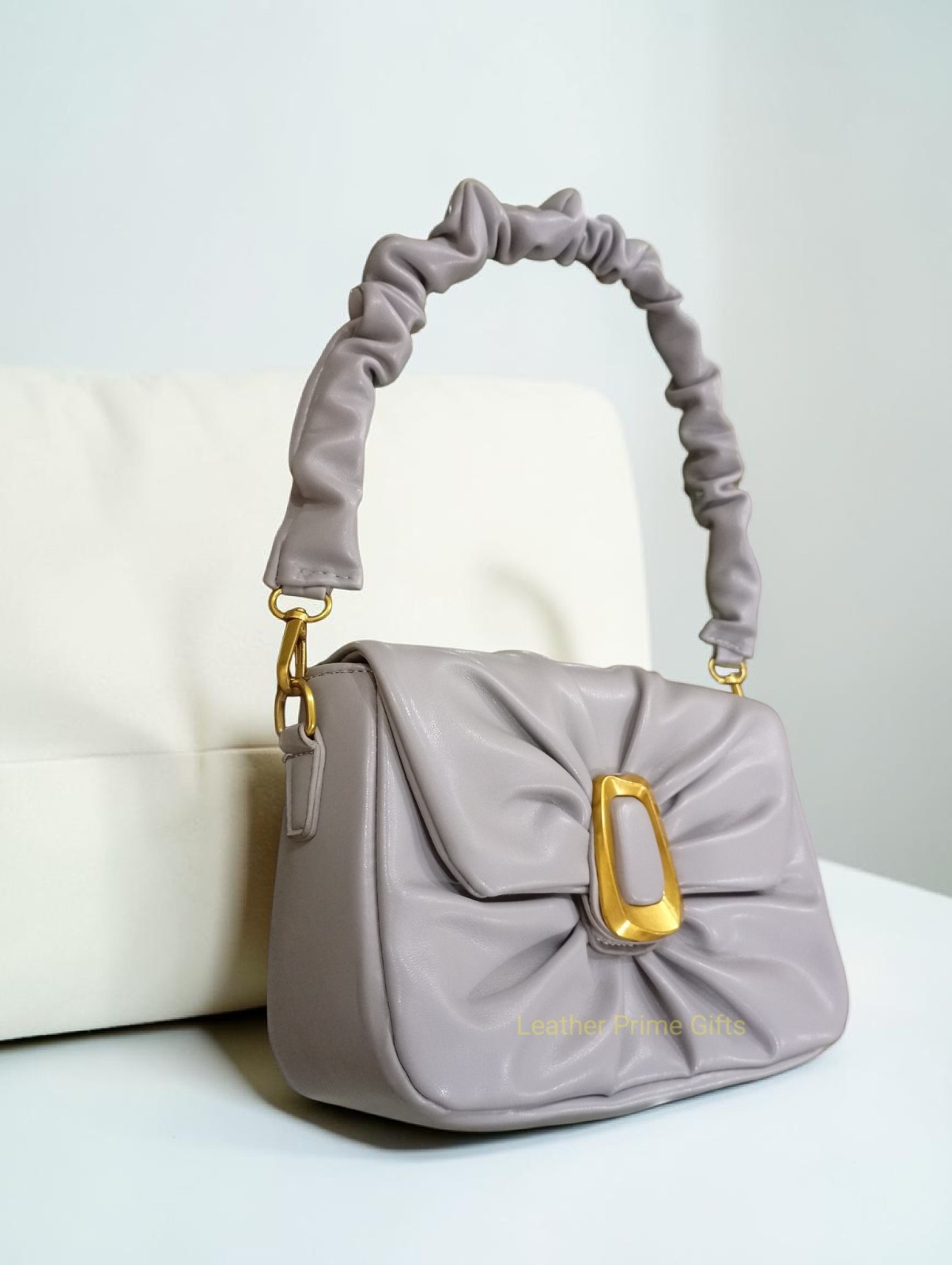 Handbag Leather Purse Tote bag Women Shoulder Bag Minimal Design Top Handle Bag