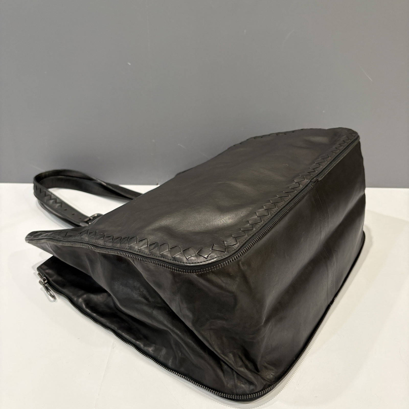 Bottega Veneta Expandable Tote Bag Black Nappa (hs032826a6)