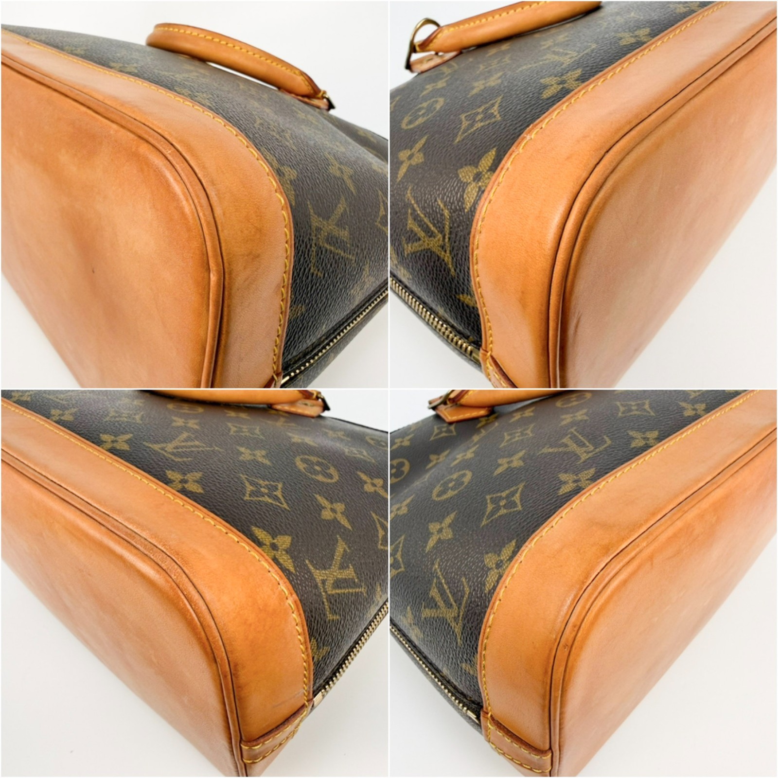 Louis Vuitton Alma PM Monogram Canvas Hand Bag LV Authentic M51130 B26062702