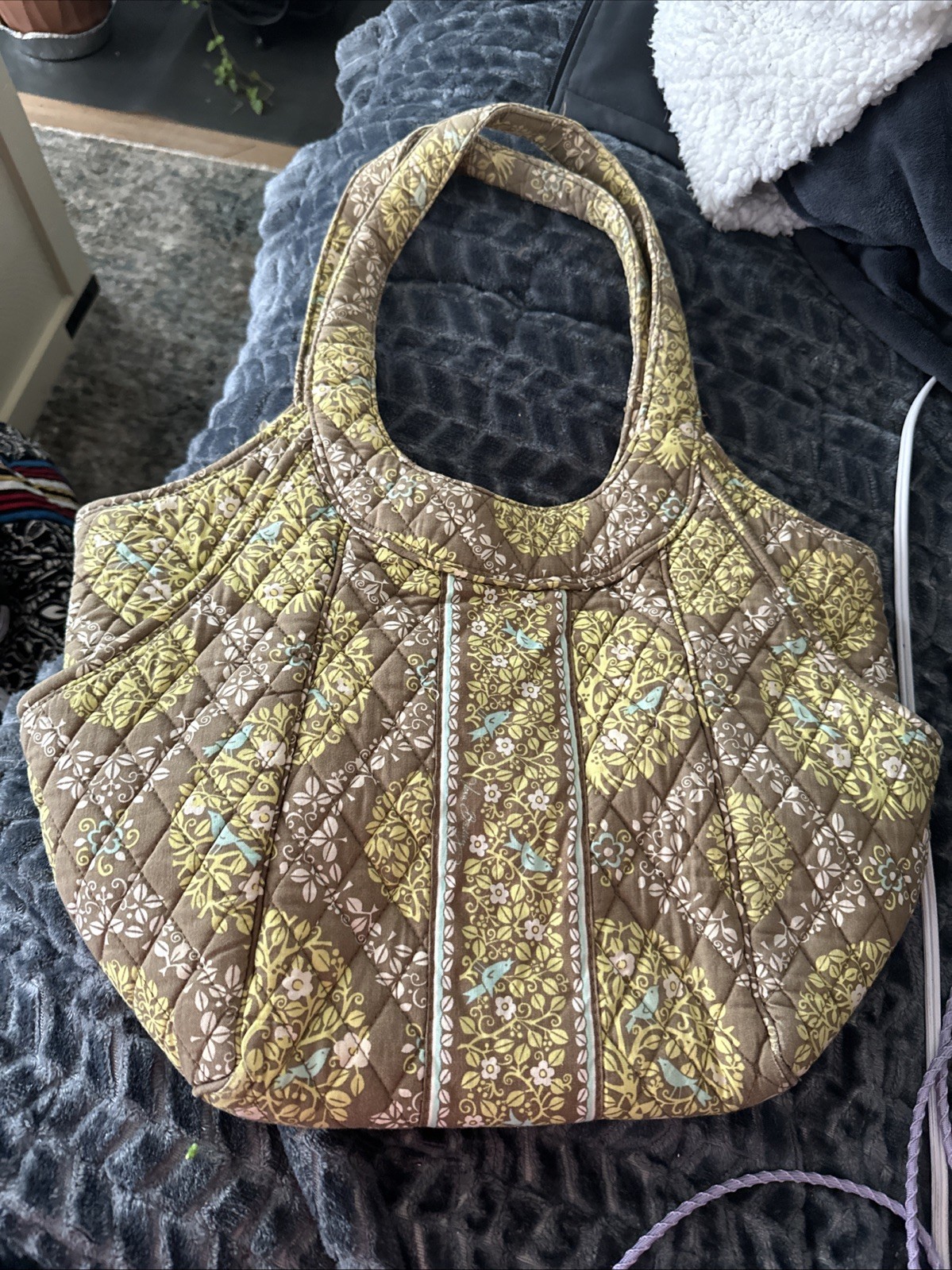Vera Bradley Tree Of Life Sitting In A Tree Design Ladies Handbag Magnetic