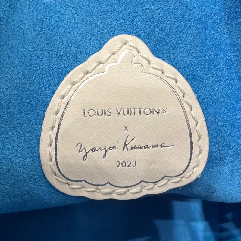 LOUIS VUITTON Nano Noé Blue Leather Handbag M81985 #OKB2312
