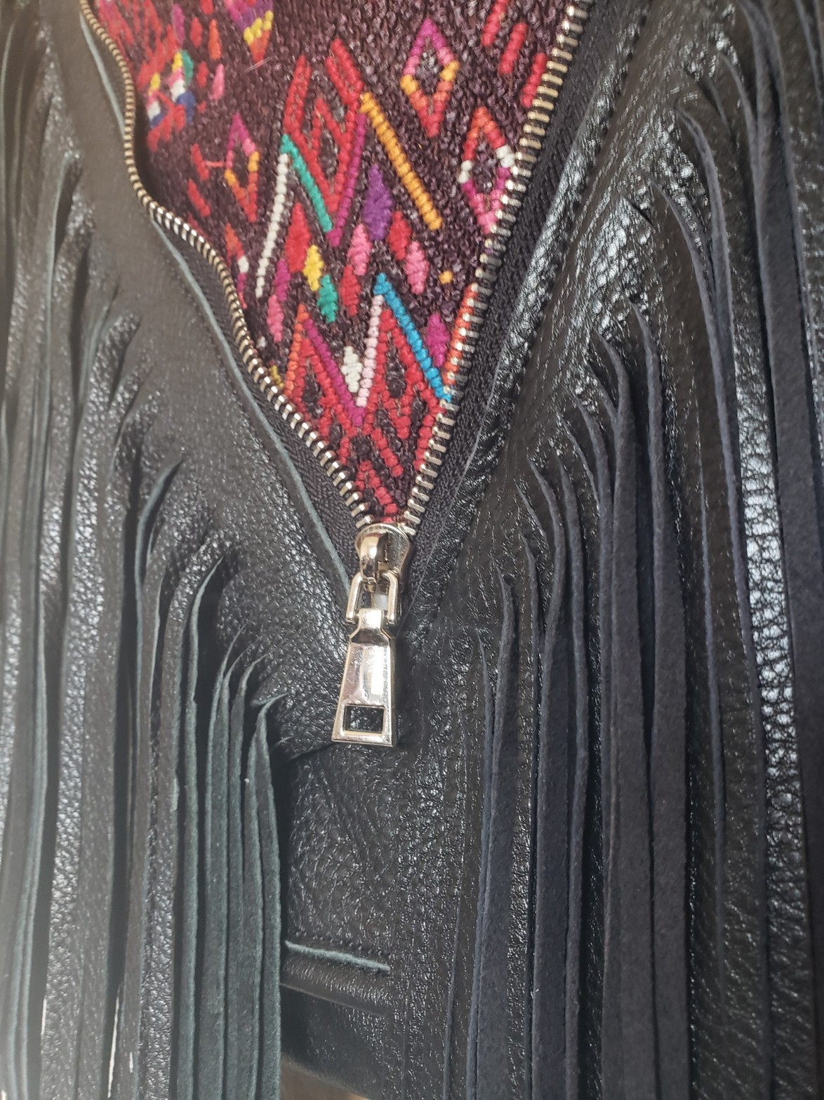 Custom Handmade Tote Bag – Genuine Italian Black Leather