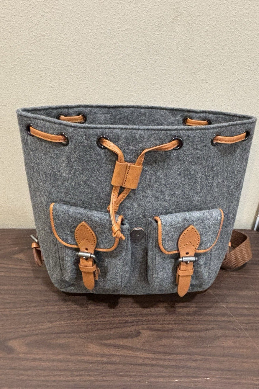 Wool Back Pack, 13Inch wide , New W/O tags