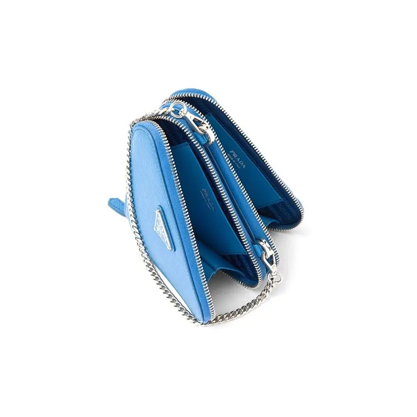 PRADA Fabric patched leather Crossbody bag Mini Women’s 5.9×3.9 in
