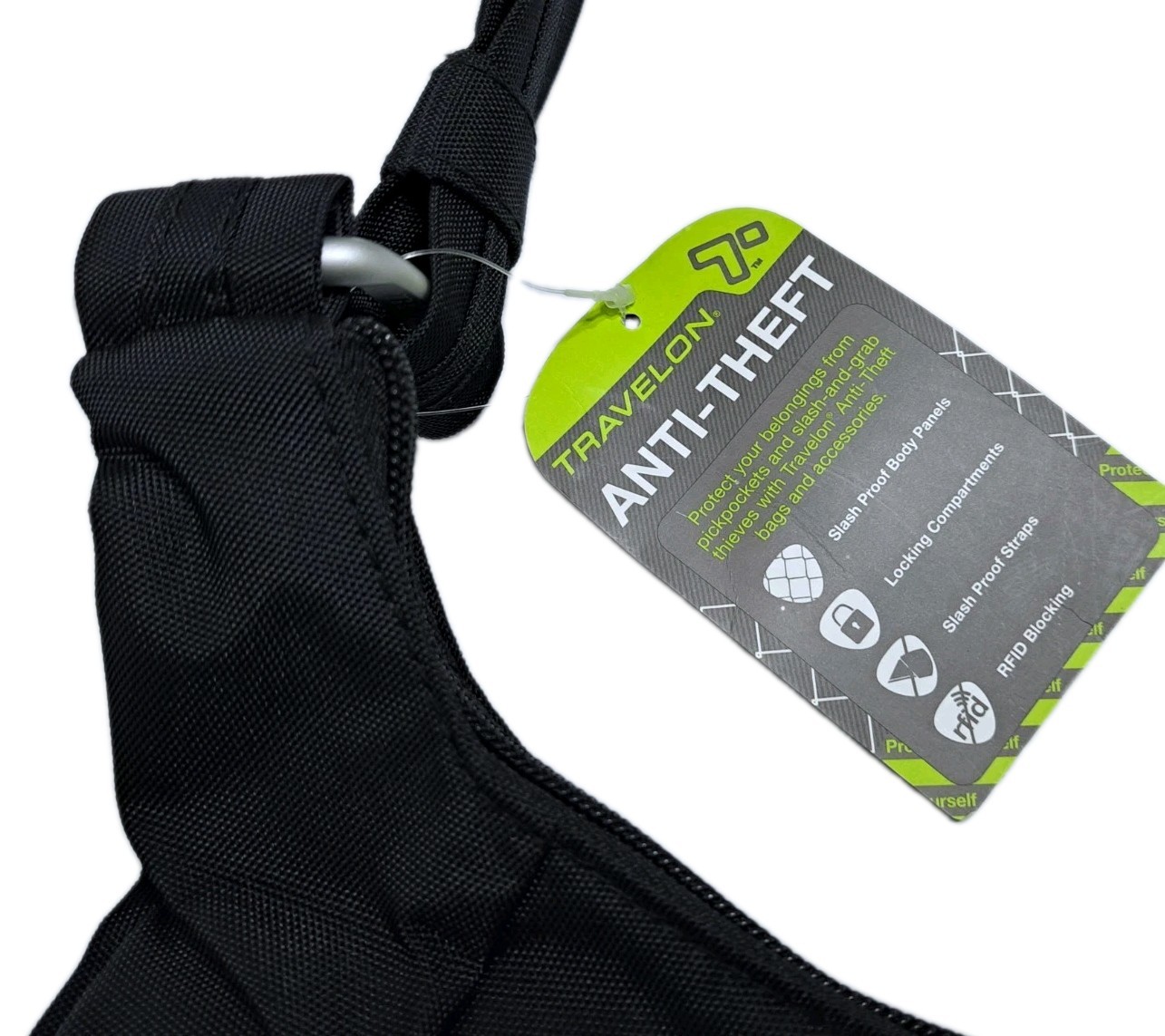 TRAVELON Anti-Theft Classic Crossbody Bag Black RFID