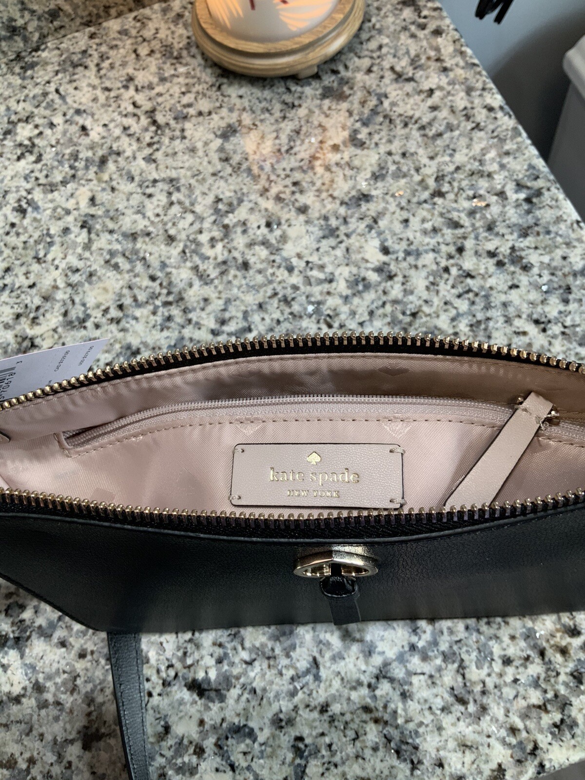 Kate Spade ADEL (WKRU6725) Top Zip Crossbody. Smooth Leather. Black (001). NWT.