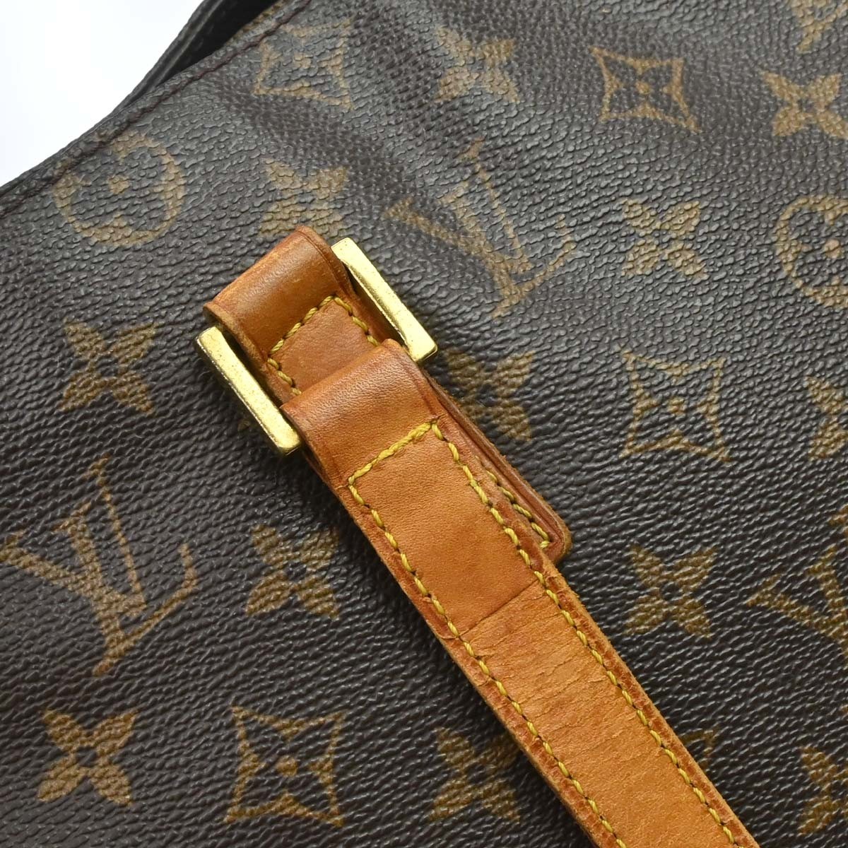Best05 LOUIS VUITTON CABAS MEZZO HAND TOTE BAG MONOGRAM M51151 TH0061 BQ00933