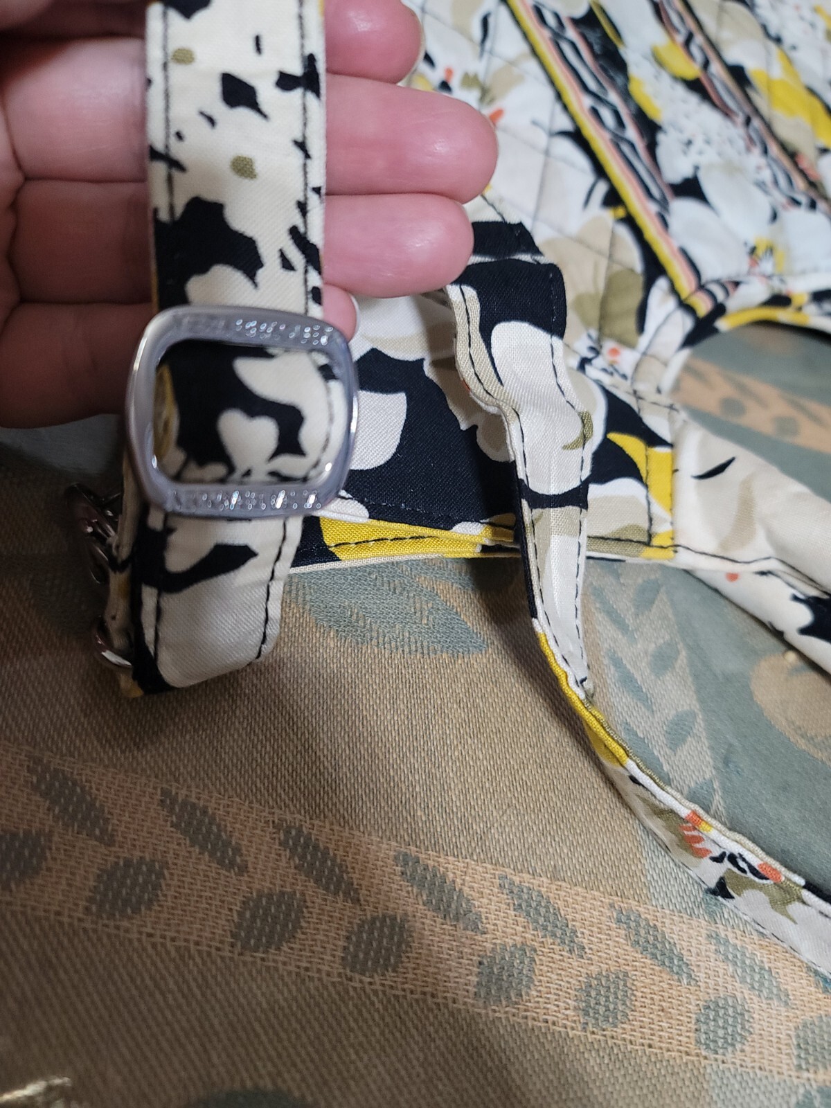 VERA BRADLEY TWO WAY TOTE DOGWOOD purse Crossbody Shoulder- see descriptions