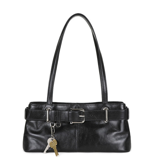 OSOI SHOULDER BROCLE MINI [STONE BLACK] 100% Authentic