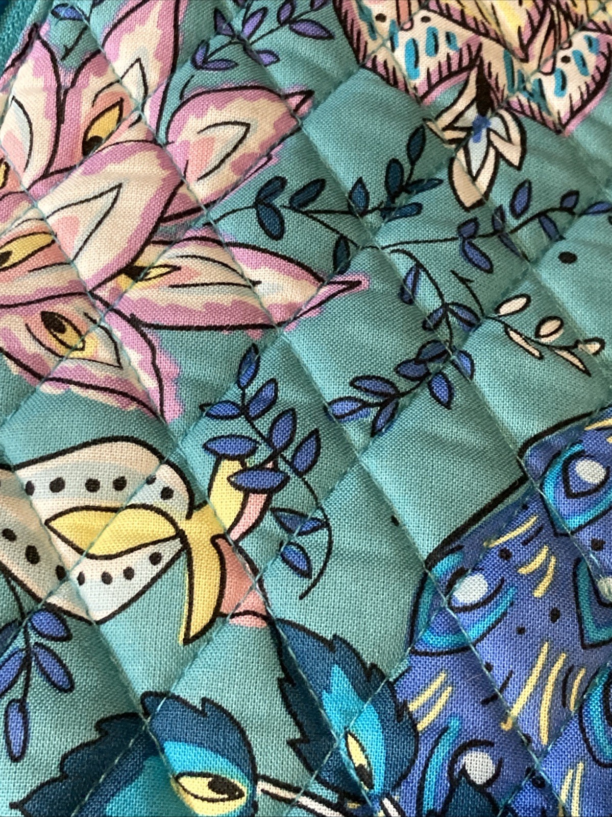 Vera Bradley Essential COMPACT Sling Bag Backpack PEACOCK GARDEN