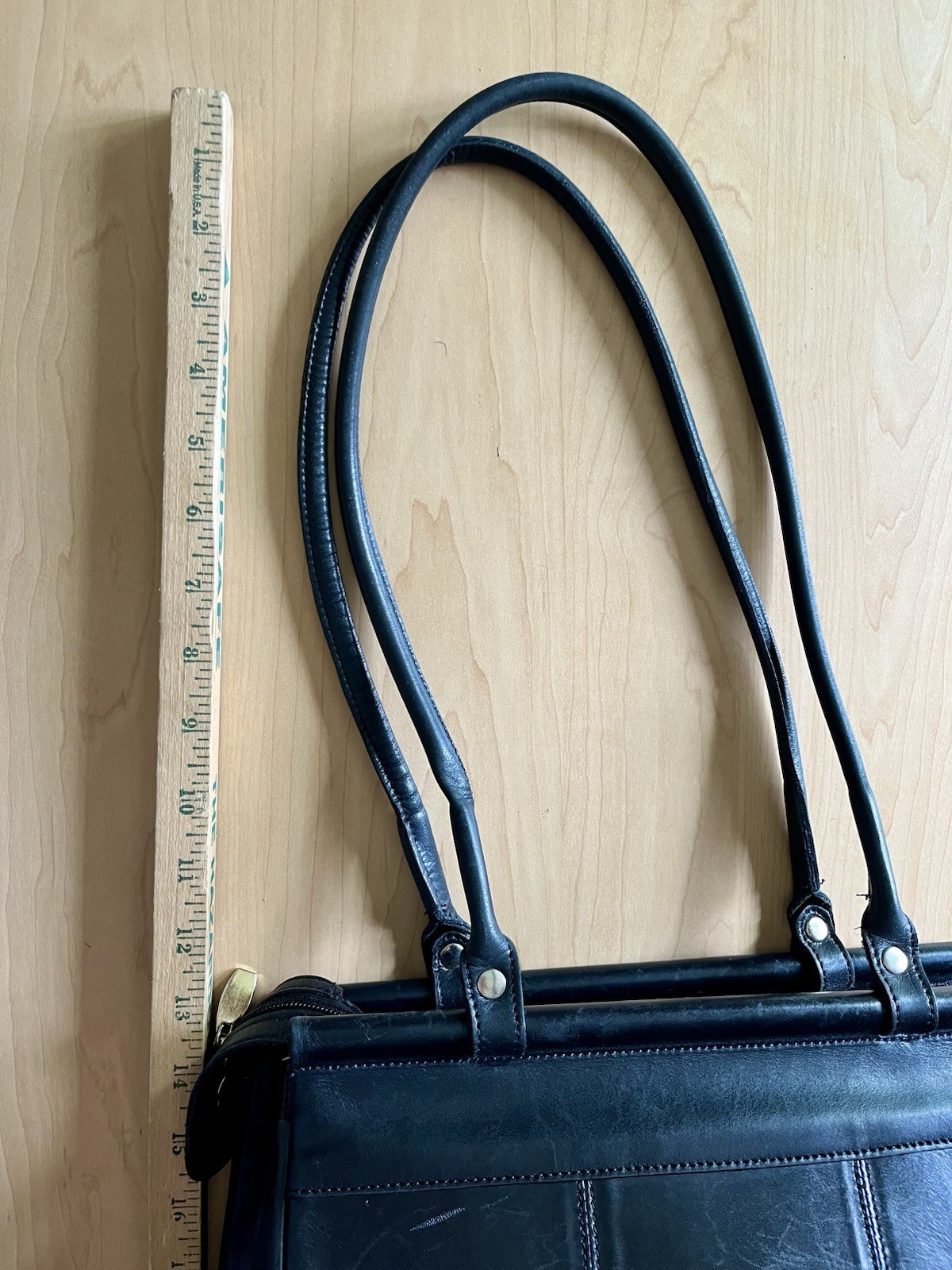 Vtg Soft Cowhide Leather Purse Black Oz Orifaz Walking By The World New Zafiro