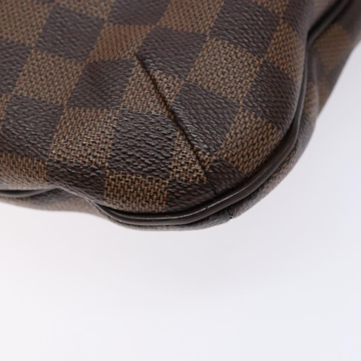 LOUIS VUITTON Damier Ebene Bloomsbury PM Shoulder Bag N42251 LV Auth 135600