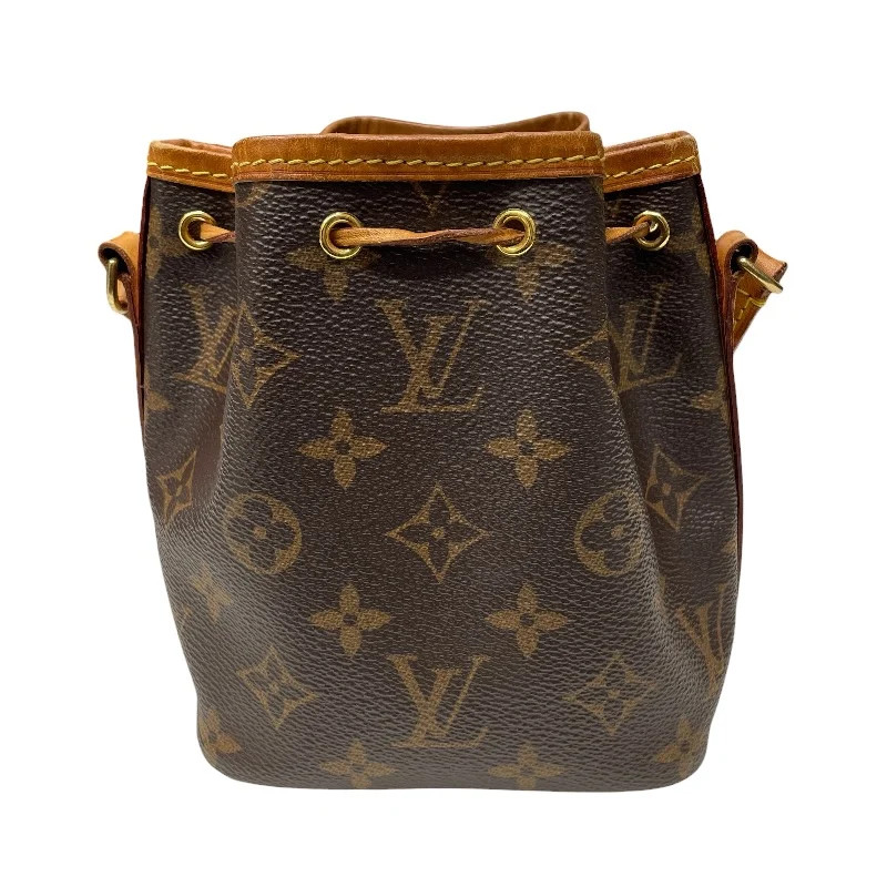 LOUIS VUITTON Nano Noé Brown Monogram Shoulder Bag m41346 #OKB9113