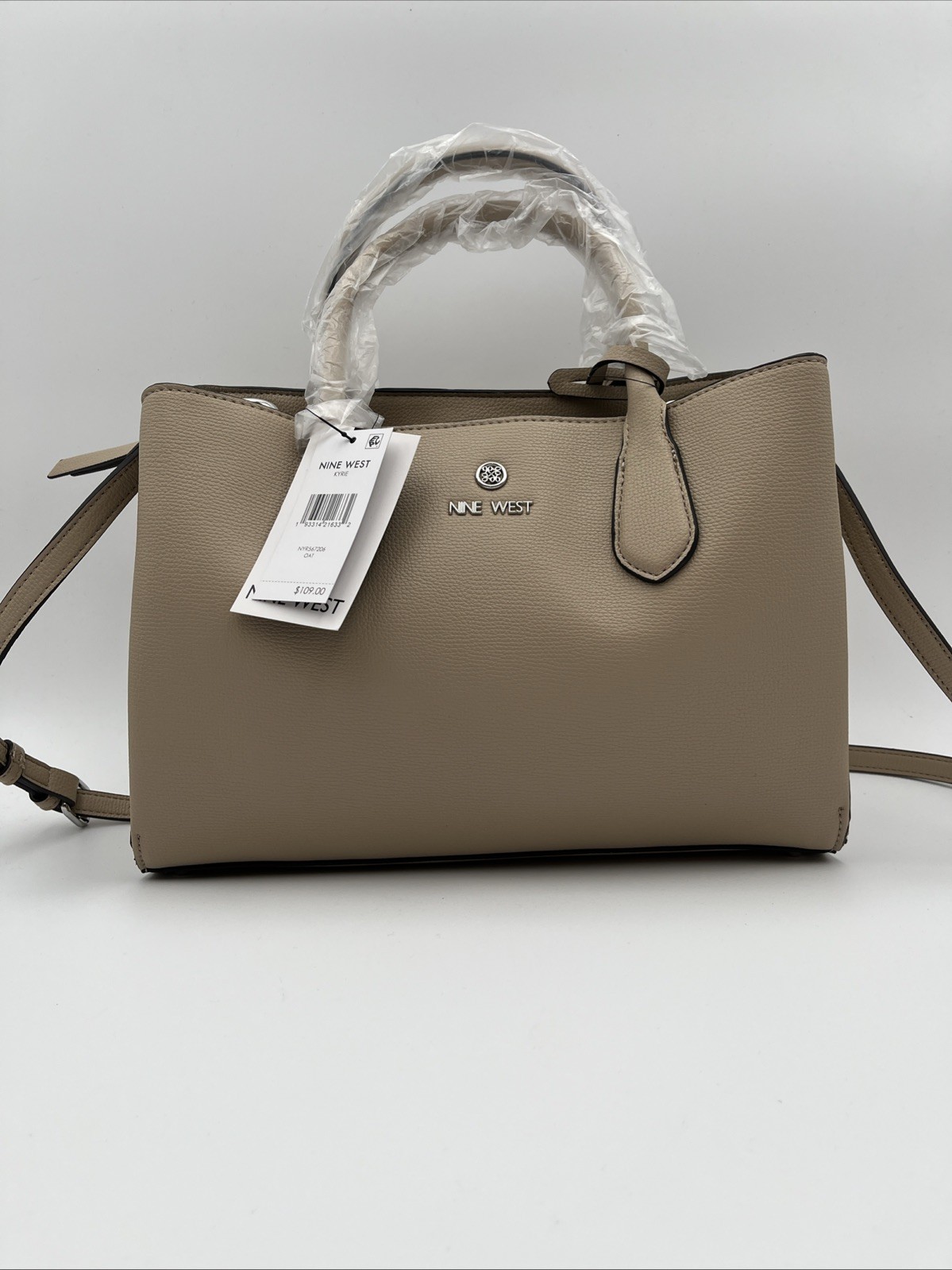 Nine West Kyrie Triple Compartment Satchel Bag – Oat