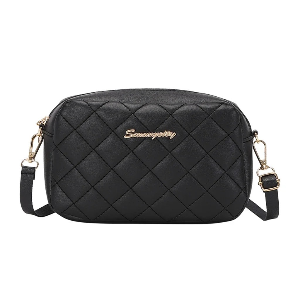 Stylish Women Tassel Crossbody Bag – Small Quilted Embroidered Shoulder Messenge