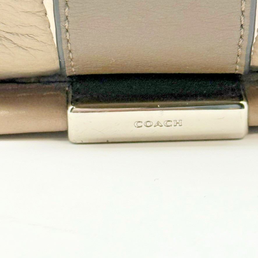 Coach Swagger 27 J1621-57083 Tricolor Mixed Leather Satchel Crossbody Dustbag