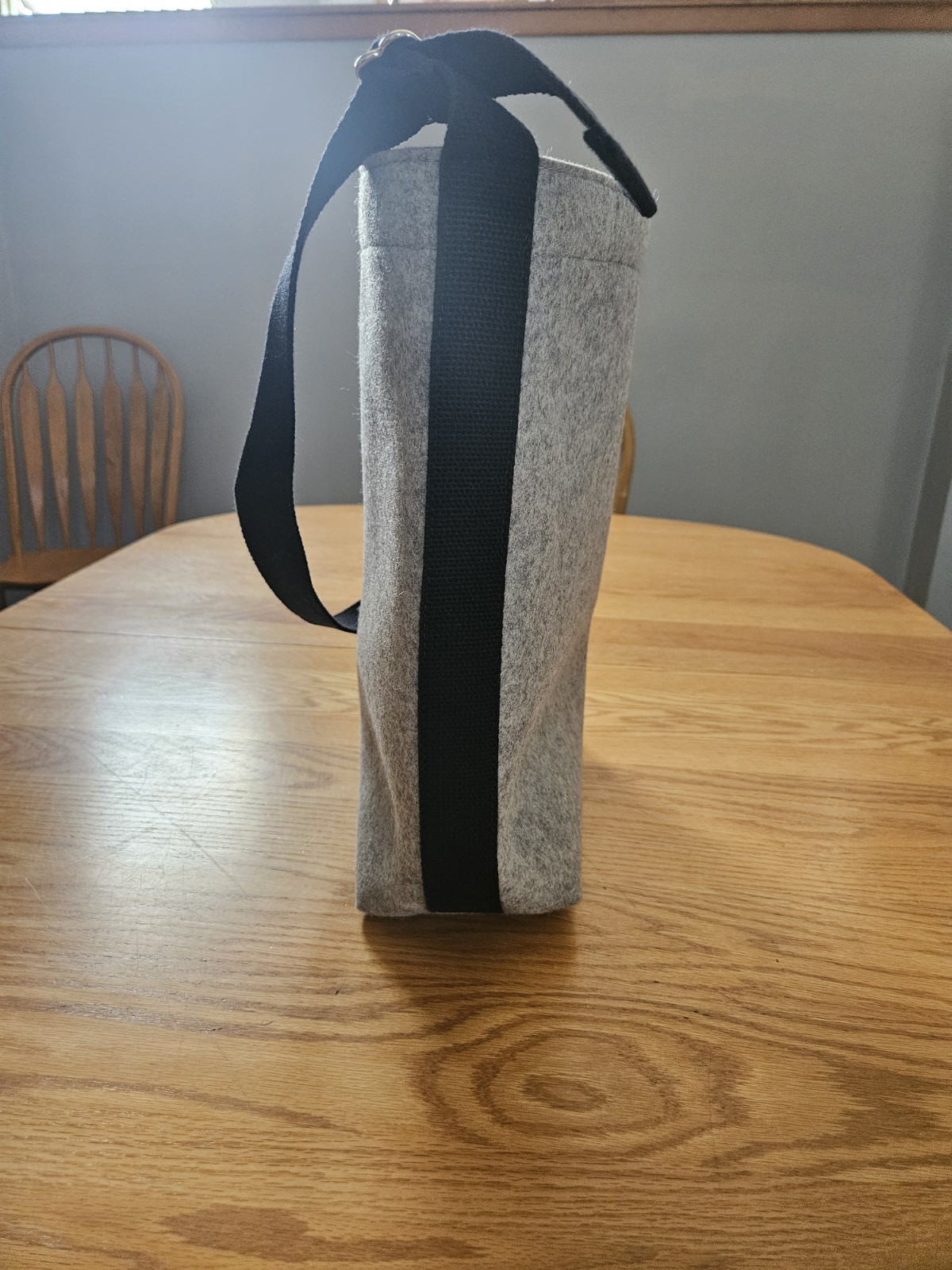 Graf Lantz Campus Merino Wool Tote Bag Gray Lightly Used