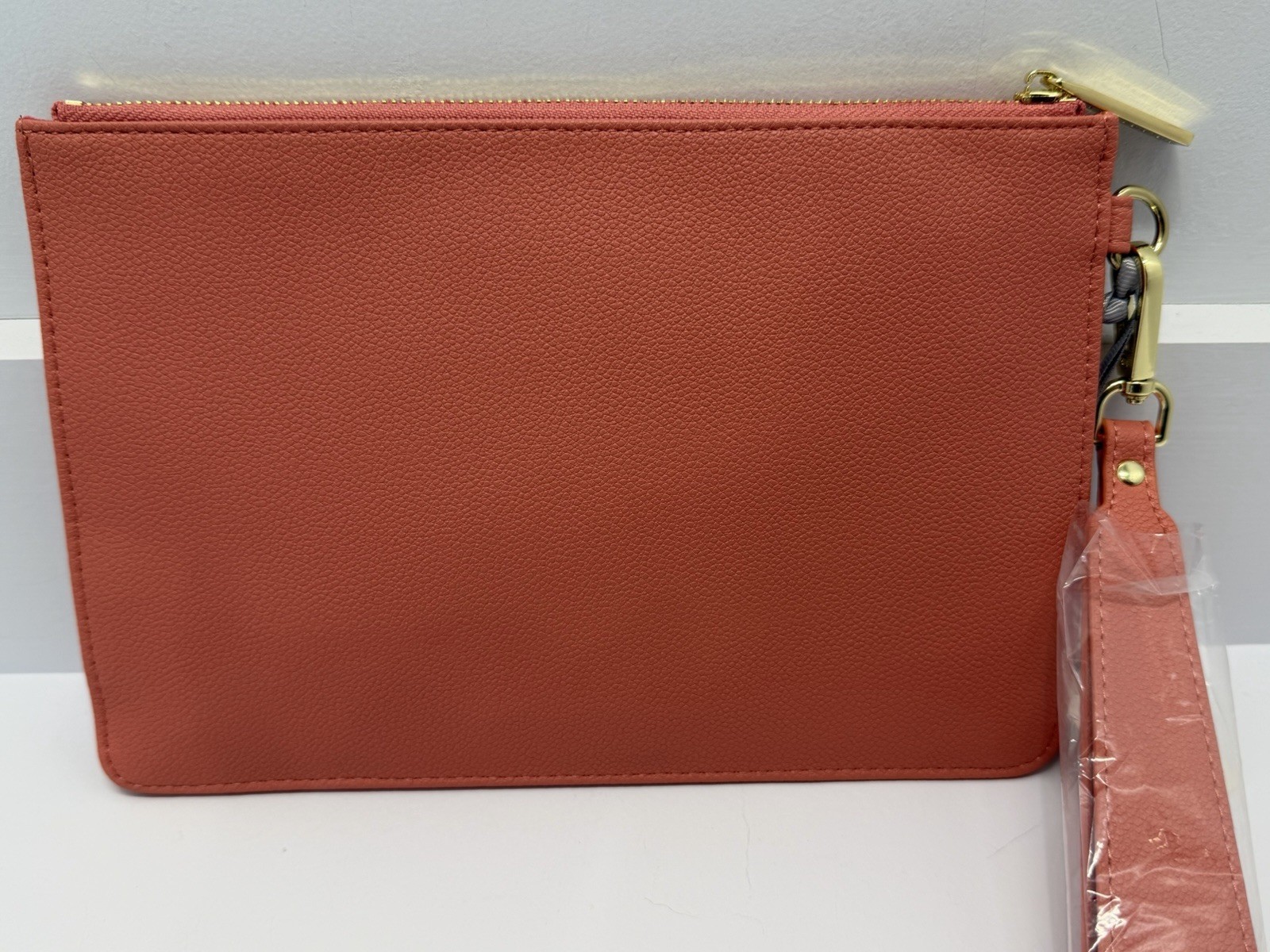Katie Loxton Terra Cotta Perfect Pouch Wristlet Clutch Pouch KLB2558 NWT