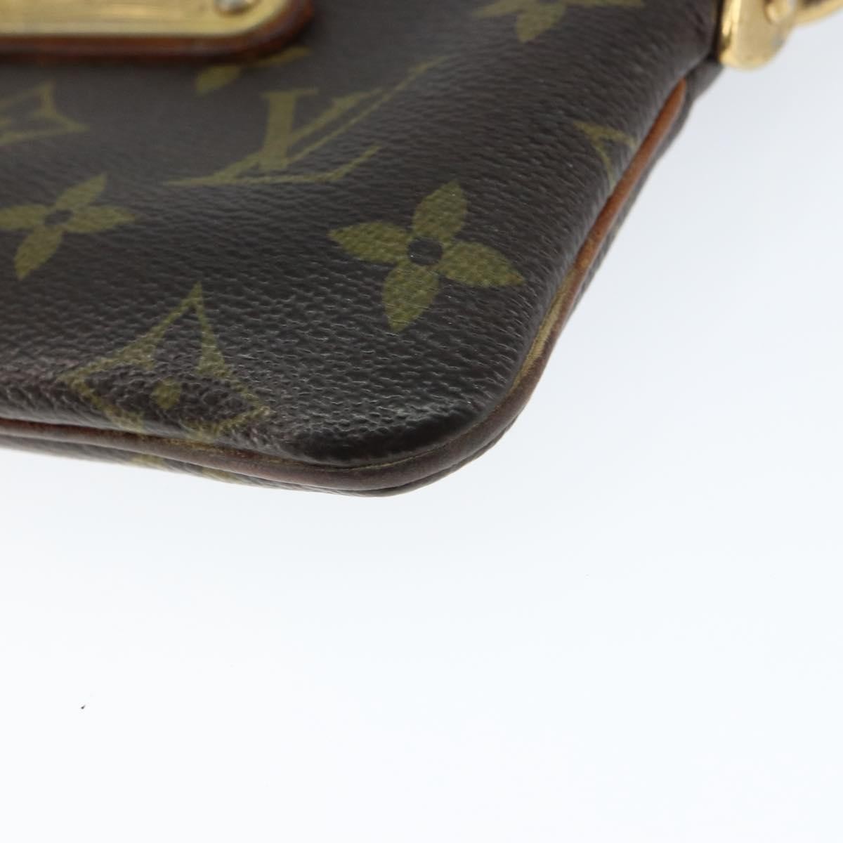 LOUIS VUITTON Monogram Chain Pochette Mila PM Accessory Pouch M60094 Auth 149211
