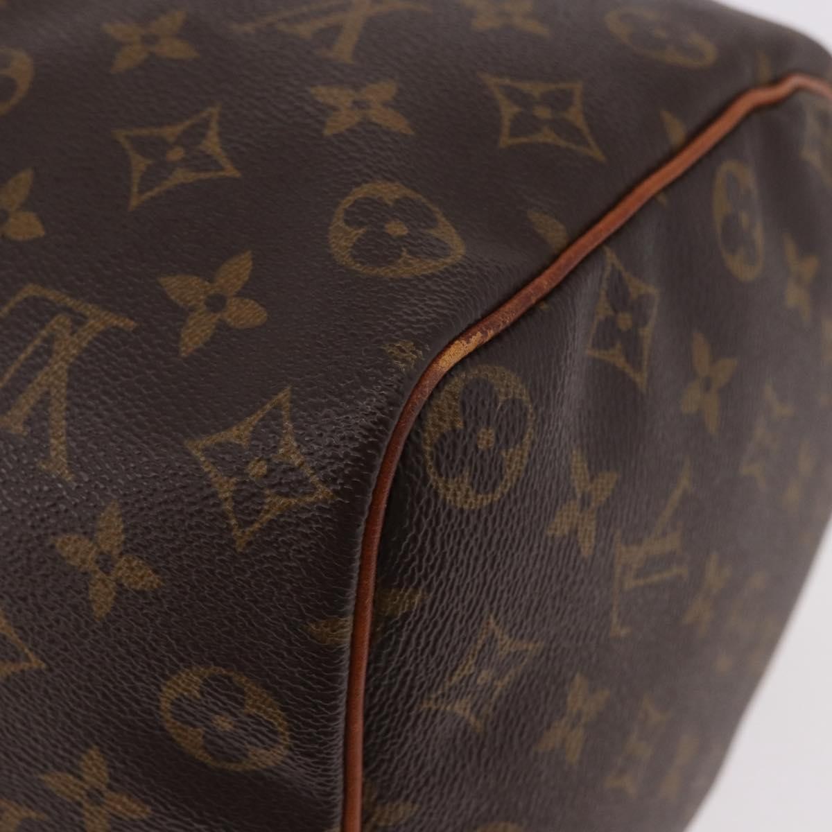 LOUIS VUITTON Monogram Speedy 35 Hand Bag M41524 LV Auth 183027A