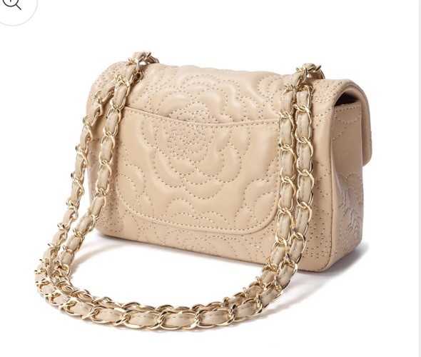 Tiffany & Fred Paris Smooth Leather Crossbody Women’s Tan