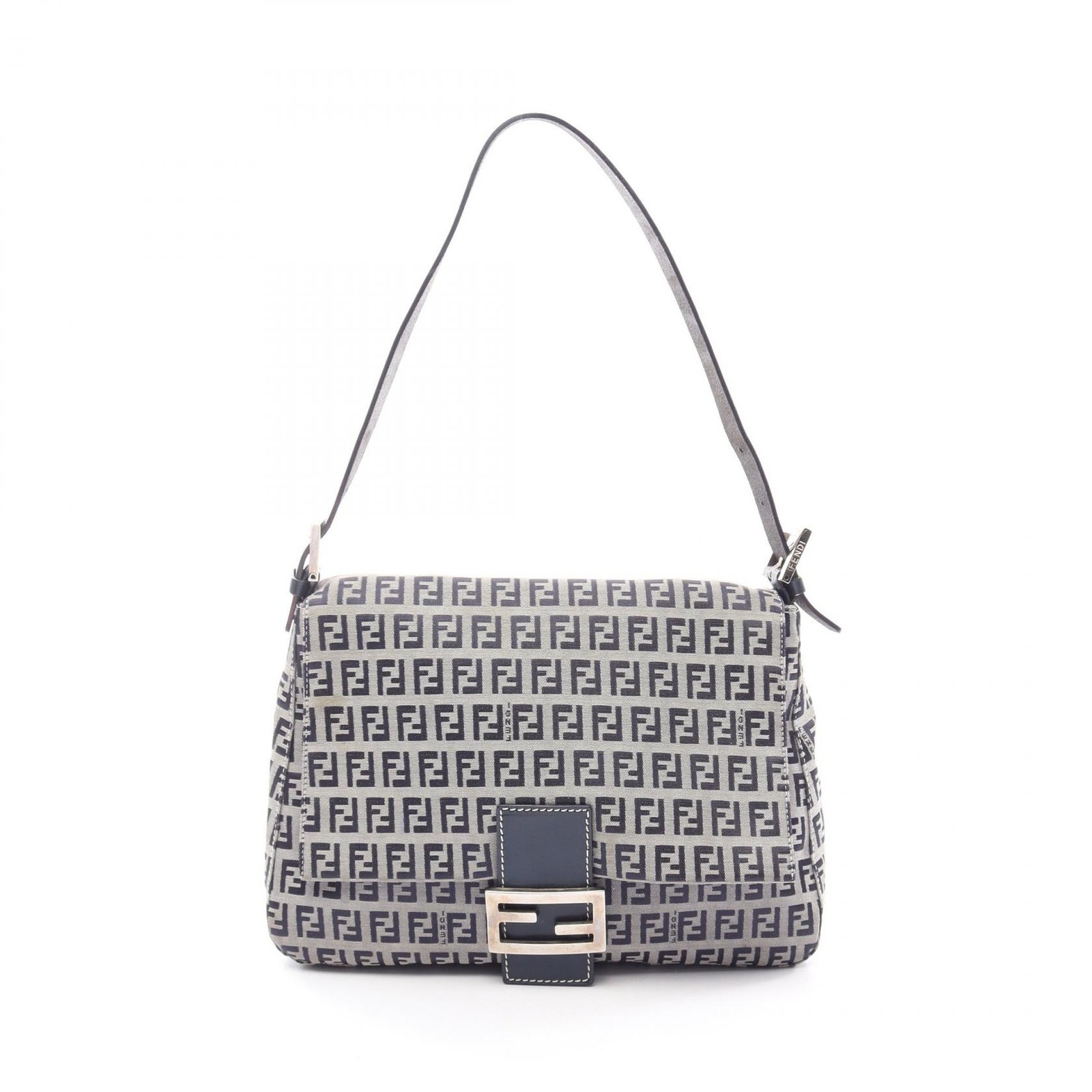 FENDI Mamma Bucket Zucchino Shoulder Handbag 2308-M426-018 canvas leather Used